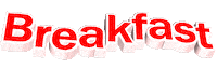 breakfast Sticker
