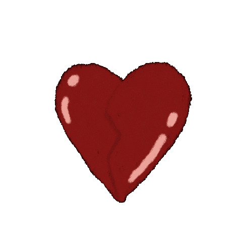 Sad Broken Heart Sticker