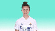 Wink GIF by Real Madrid