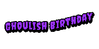 Birthday Monster Sticker by Jennifer Greenhill
