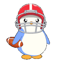Touch Down Super Bowl Sticker by Pudgy Penguins