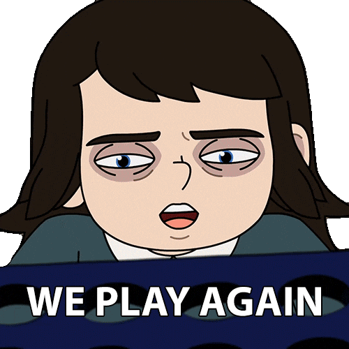 Connect Four Play Again Sticker by NETFLIX