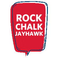 Kansas Jayhawks Sticker by kualumni