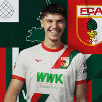 Happy Football GIF by FC Augsburg 1907