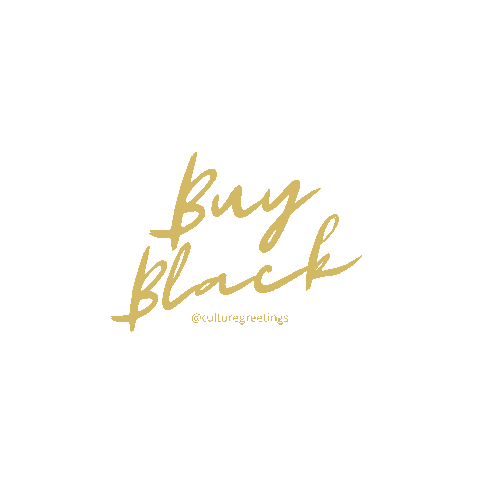 culturegreetings black owned buy black for the culture support black businesses Sticker