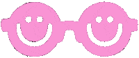 yourbuddymeg happy glasses smiley meg lewis Sticker