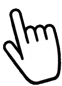 yourbuddymeg arrow point hand pointer Sticker