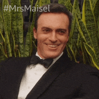 Reid Scott Laugh GIF by The Marvelous Mrs. Maisel