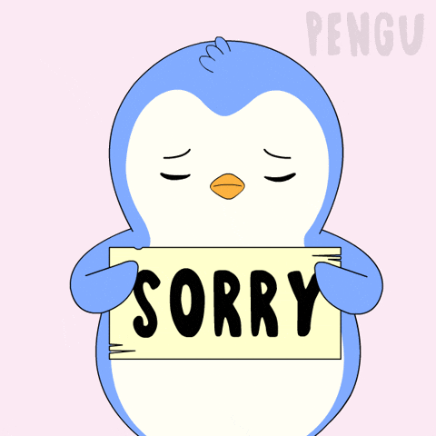 Sad Forgive Me GIF by Pudgy Penguins