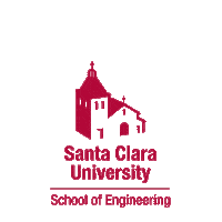 scuengineering santa clara university santaclarauniversity scuengineering Sticker