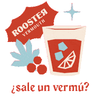 Corazon Uruguay Sticker by Vermut Rooster