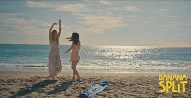 AmericanHigh dancing summer celebrate beach GIF