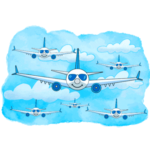 Plane Полёт Sticker by pobeda_aero