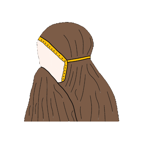 Girl Pray Sticker