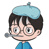 Sad Ice Pack Sticker