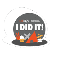 Graduate Commencement Sticker by The University of Texas Rio Grande Valley