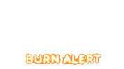 Burn Alert Sticker by Barre Intensity