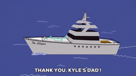 boat ship GIF by South Park 