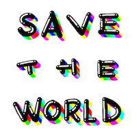 Save The World Sticker