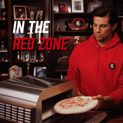 Fantasy Football Win GIF by Red Baron Pizza