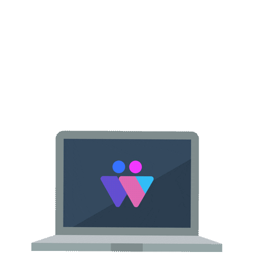 walzay startup wfh work from home home office Sticker