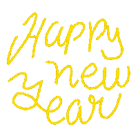 New Year Champagne Sticker