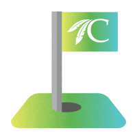 ChoctawNation eagle golfing pga marker Sticker