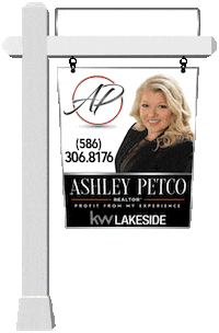 Real Estate Sign Sticker by KW Lakeside Realtor Ashley Petco
