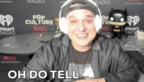 PopCultureWeekly giphygifgrabber tell me more kyle mcmahon spill the