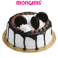 Monginis cake chocolate brown pastry Sticker