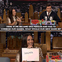 demi lovato nbc GIF by The Tonight Show Starring Jimmy Fallon