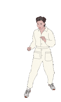 Isabellefartzone ever jump kick lucky lo Sticker