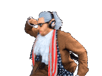 Looking Look Around Sticker