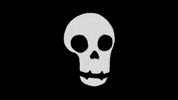 fr4n_0000 halloween white skull nightmare GIF