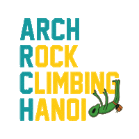 Bouldering Sticker by ARCH Rock Climbing Hanoi