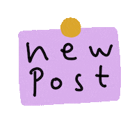 New Post Click Here Sticker