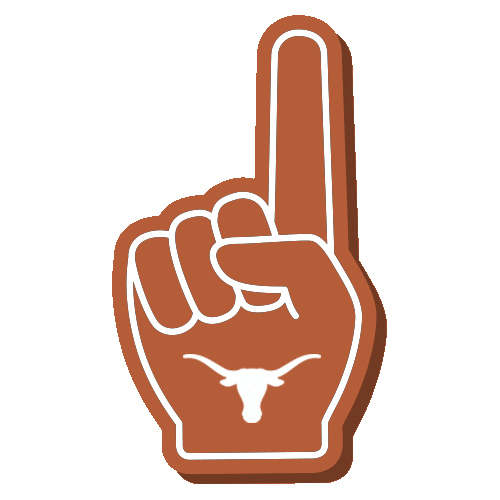 Texas Longhorns Sticker by College Colors Day