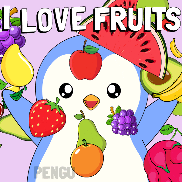 Dragon Fruit Spinning GIF by Pudgy Penguins