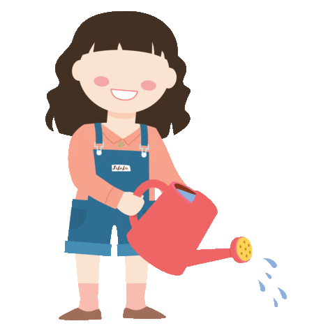 Kids Gardening Sticker