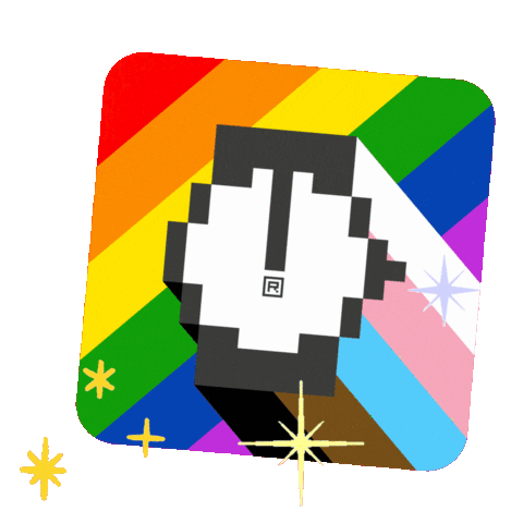 Rainbow Pride Sticker by Hacker Noon