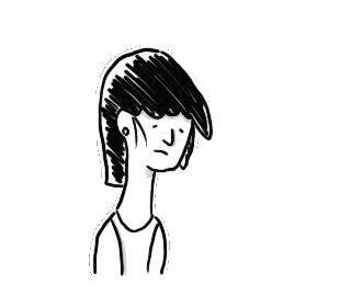 Depressed Sticker