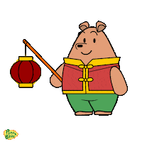 Chinese New Year Illustration Sticker