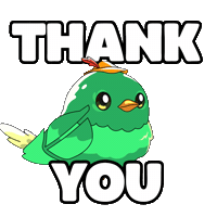 Thank U Sticker by Robbie