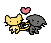 I Love You Cat Sticker