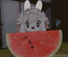 Water Melon Eating GIF