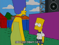 confused bart simpson GIF