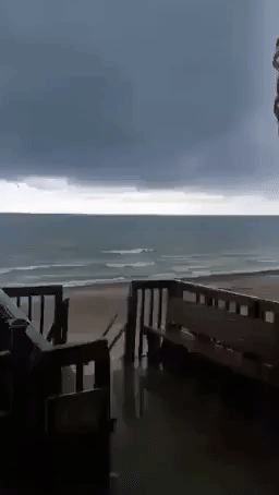 Waterspout Churns Over Lake Erie Near Buffalo