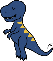 Dinosaur Dino Sticker by JAKO-O