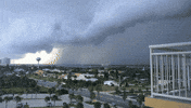 beach thunderstorm GIF