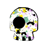 Skull Headie Sticker by Headster Kids